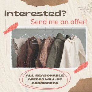 All offers considered